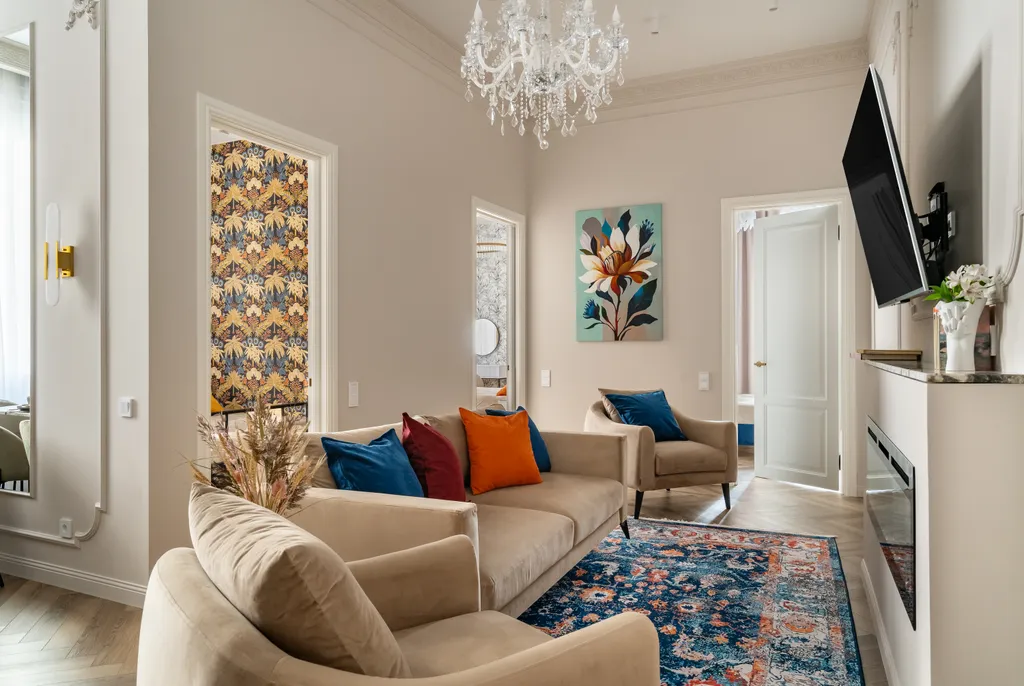 Квартира Дизайнерские апартаменты с камином в самом центре — Санкт-Петербург