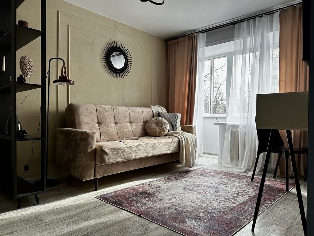 Стильная уютная квартира в центре с видом на бульвар и фонтан