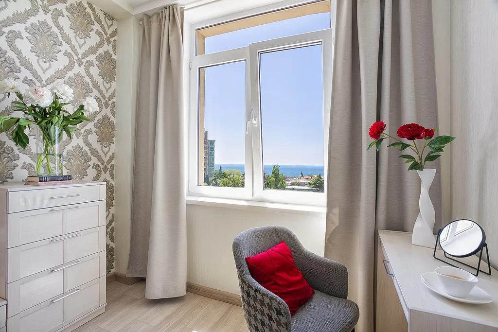 В самом центре с видом на море