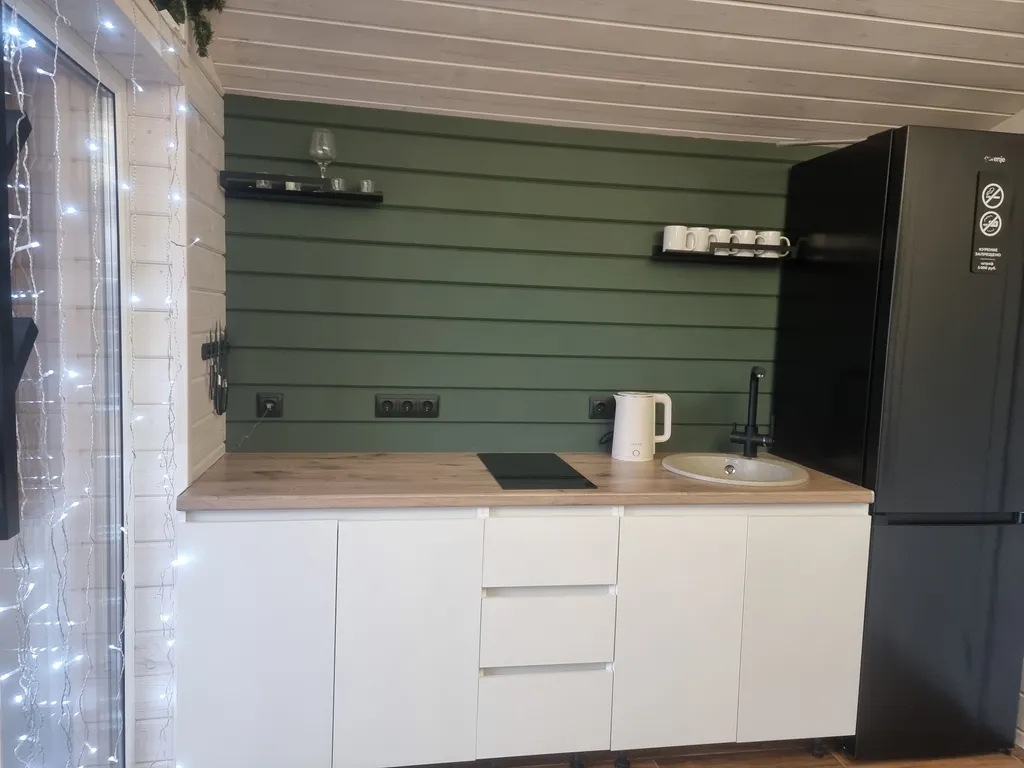 Дом с джакузи под открытым небом