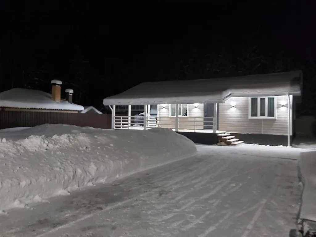 Дом в окружении леса