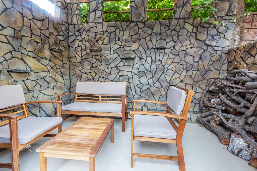 Квартира Квартира Студия с кухней, террасой, жаровней, барбекю, водопадом 20м2 — Геленджик