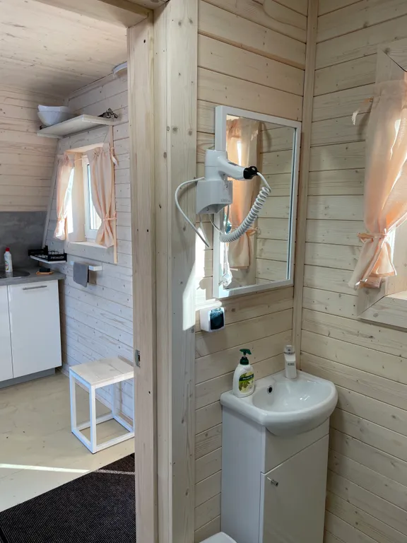 Дом-шалаш N2 с видом на Выборгский залив