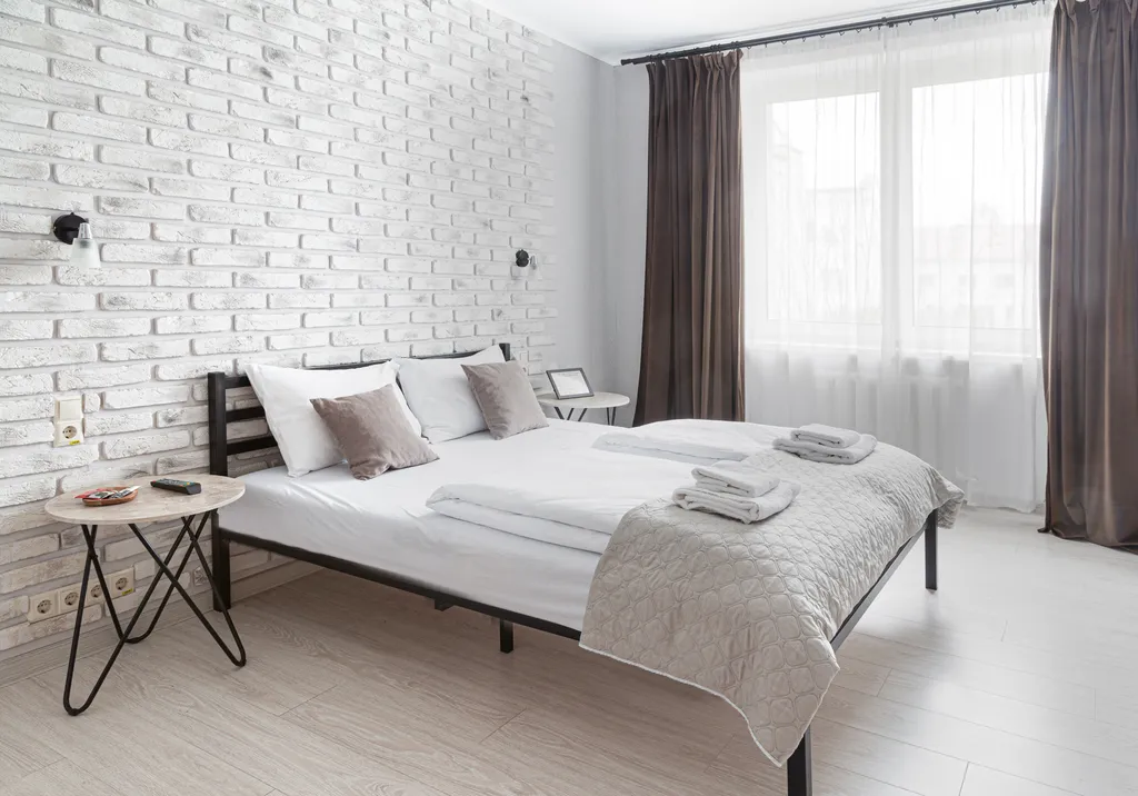 Квартира Номер с двуспальной кроватью и общей ванной — аренда посуточно в Минск