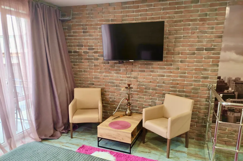 Двухуровневая квартира в Коктебеле с кондиционером недалеко от моря