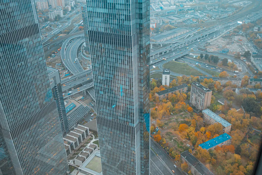 Просторная студия на 75 этаже. Башня Федерация