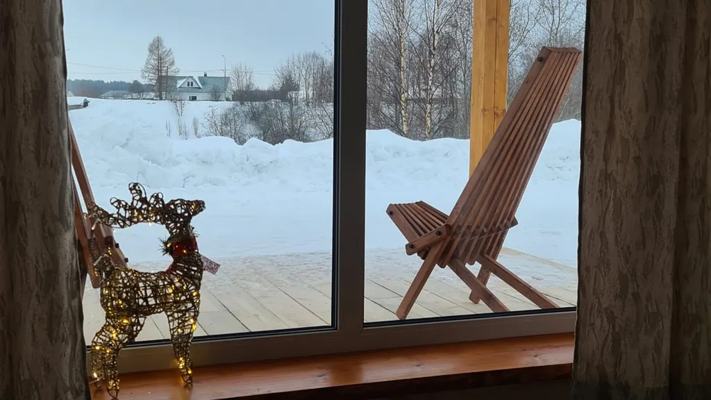 Коттедж Гостевой дом с террасой и сауной в Карелии, вблизи реки и озера Ладоги — Видлица