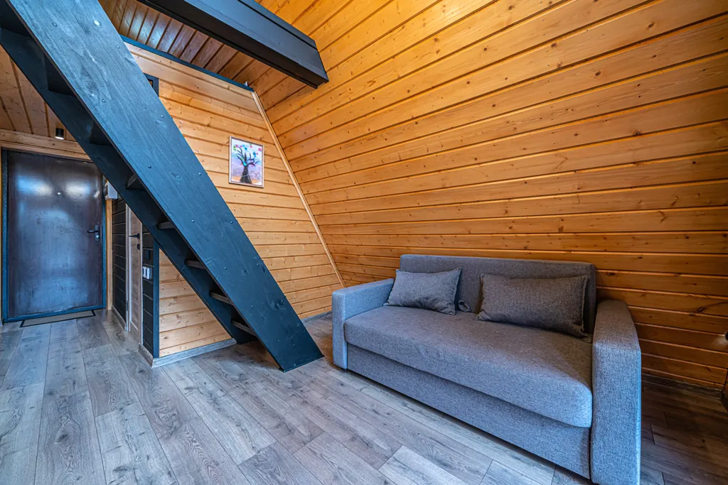 Коттедж Коттедж A-frame на участке 20 соток — Светлое