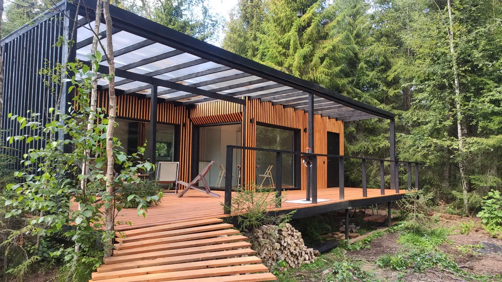 Lagom house - дом с панорамным видом в лес