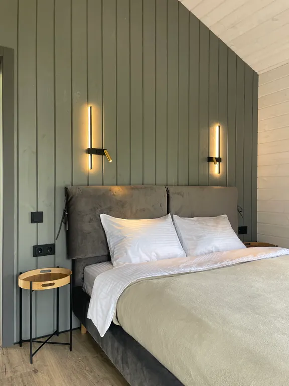 Дом с сауной и купелью в 400 метрах от водохранилища