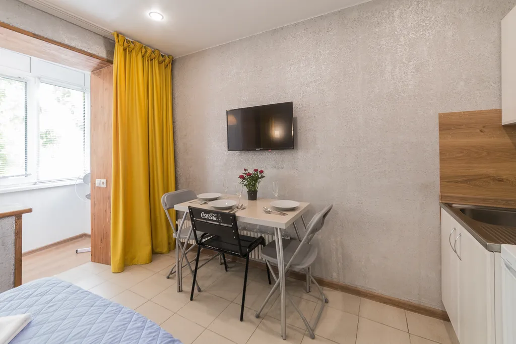 Уютная студия рядом с аквапарком Ривьера