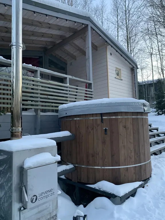 Дом в скандинавском стиле у озера Кипень на 6 гостей