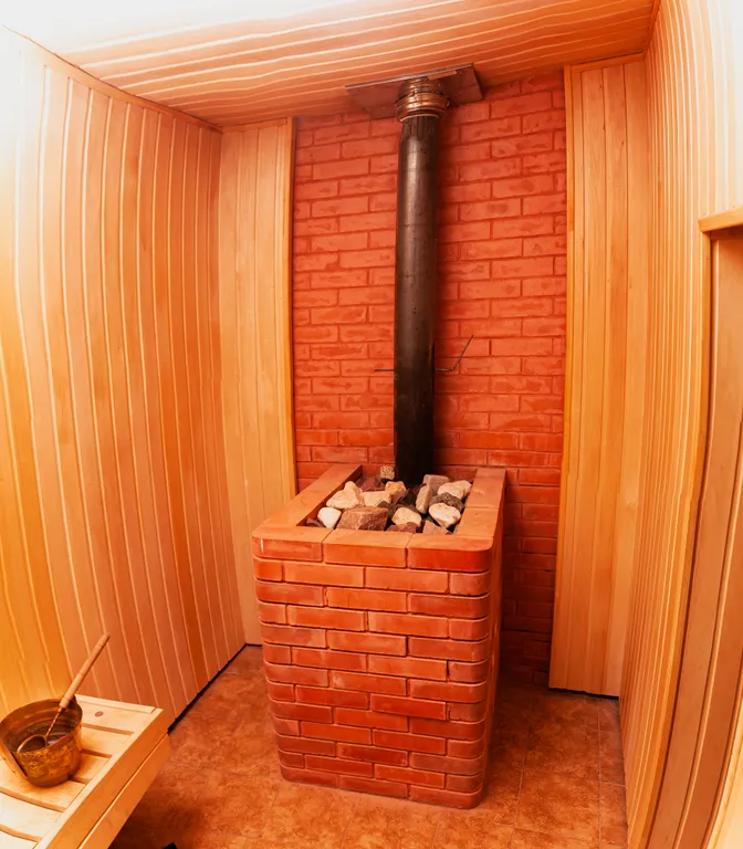 Дом с сауной у реки