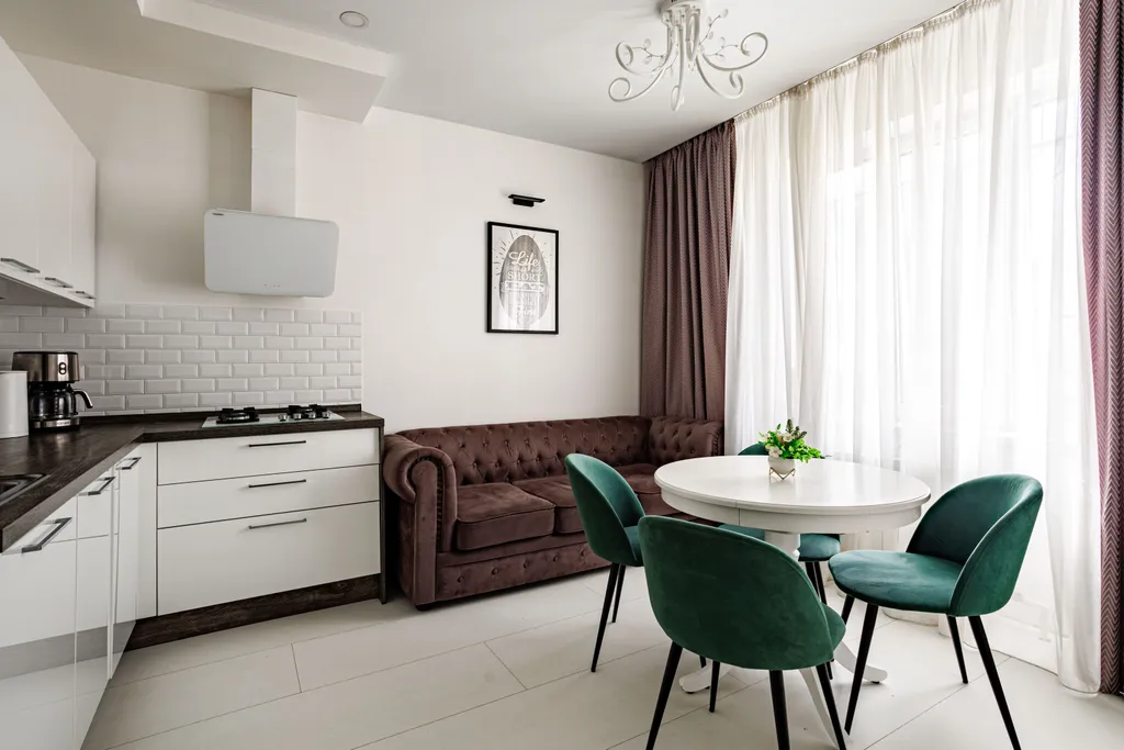 Коттедж в центре города с видом на парк