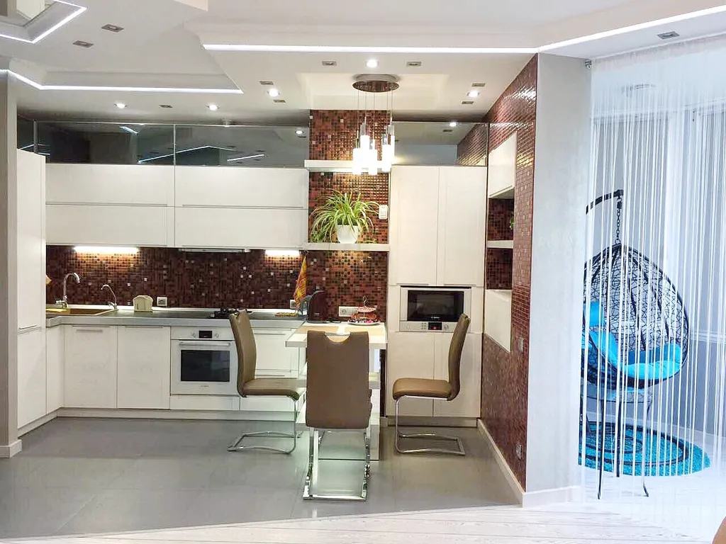 Квартира Квартира Стильная евродвушка в 200 м от пляжа — Пионерский