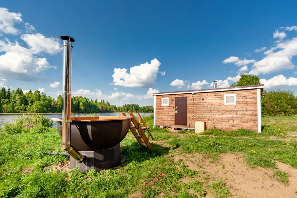 Домик с баней