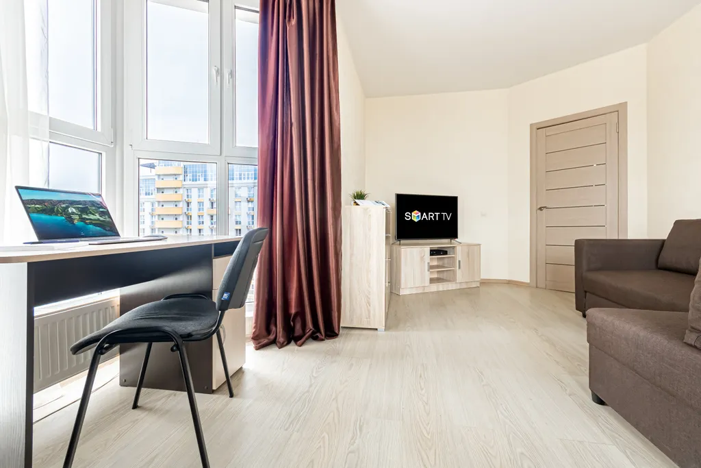 Квартира Квартира Вид с 70 метров, который сведёт с ума, панорамный балкон, 24/7 — Краснодар