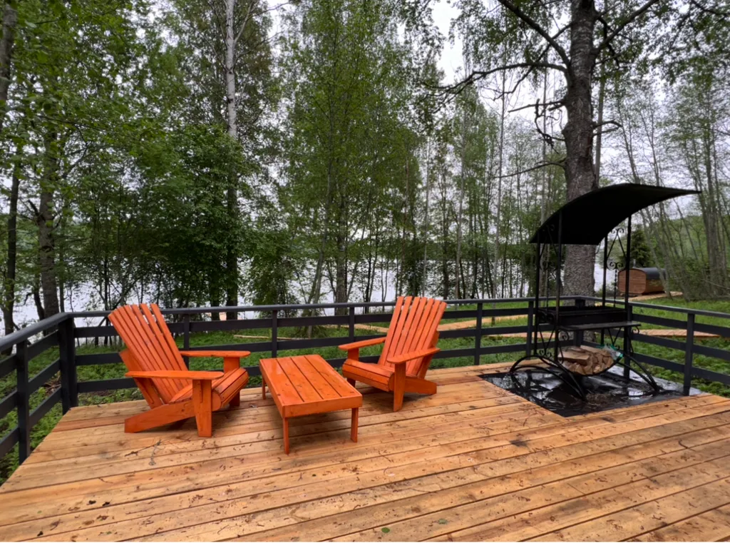 Коттедж Коттедж с видом на озеро Заячья избушка — Глубокое (Каменногорское г/п)