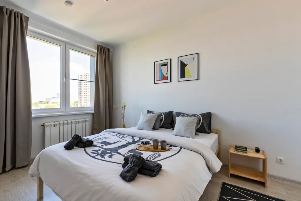 Квартира Квартира Great view 2-rooms Apartment 2 Min Walk to Raykin Plaza — Москва