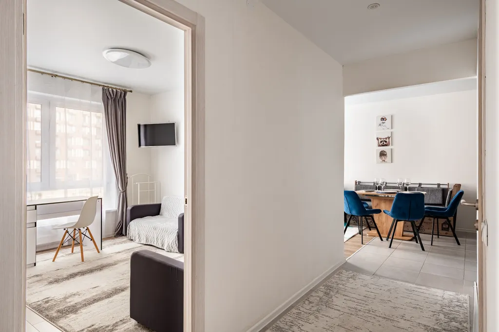 Квартира Квартира Большая Белая Кингсайз — Москва