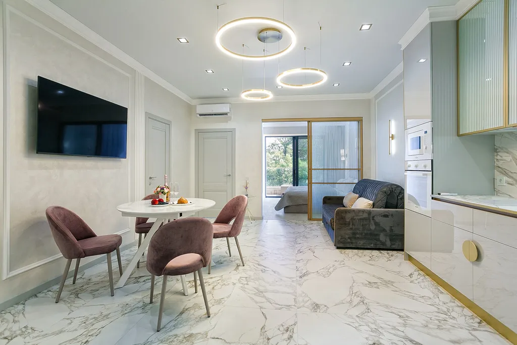 Трёхкомнатная квартира в приморском парке