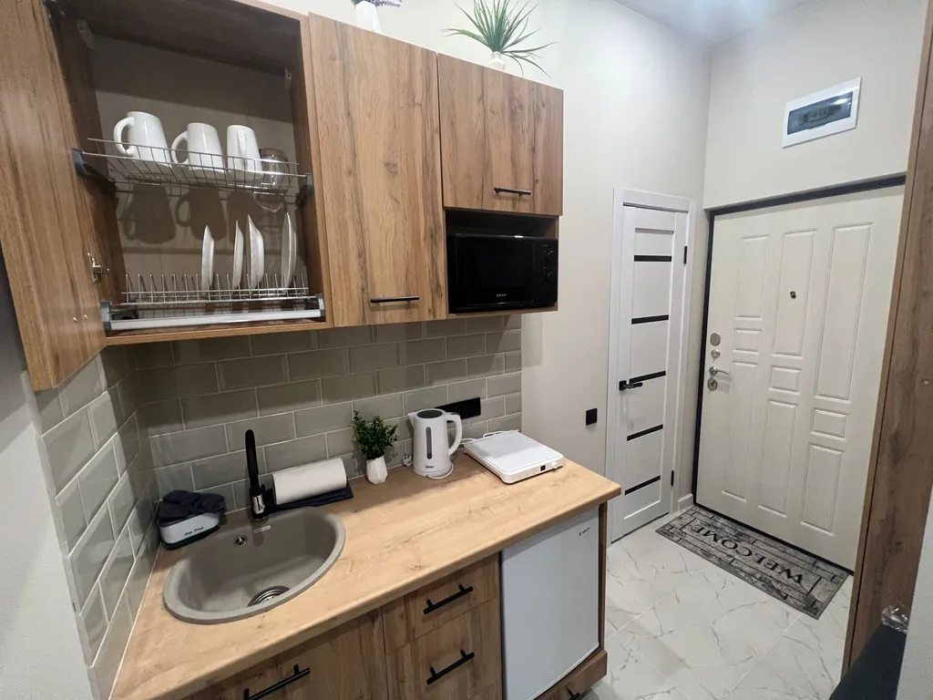 Уютная студия рядом с горнолыжным комплексом и археопарком