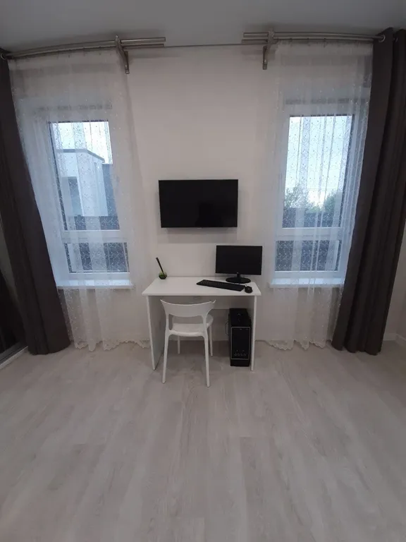 Квартира с участком, барбекю зона, закрытая территория, парковка