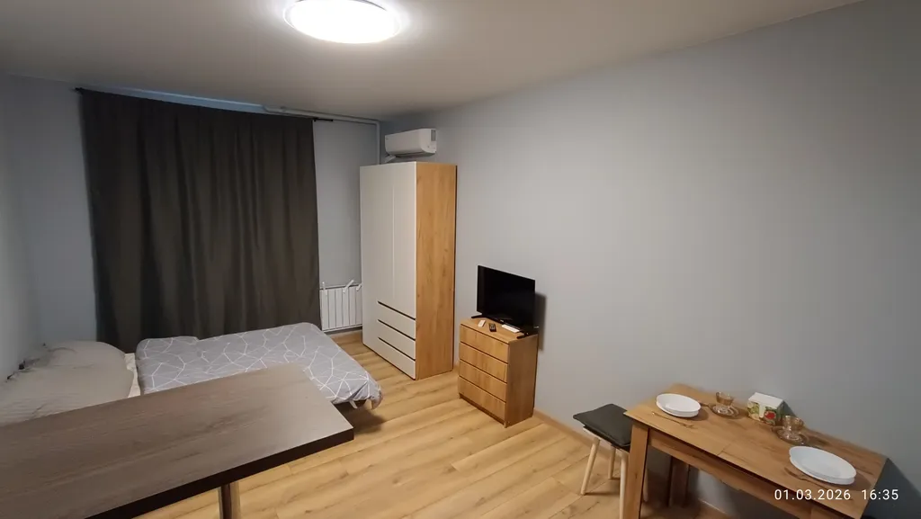 Студия на высоком этаже