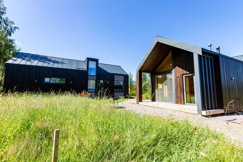 Уютный дом возле леса