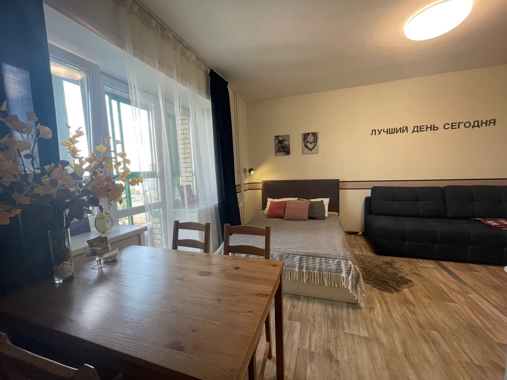 Студия в центре с видом на Северную Двину