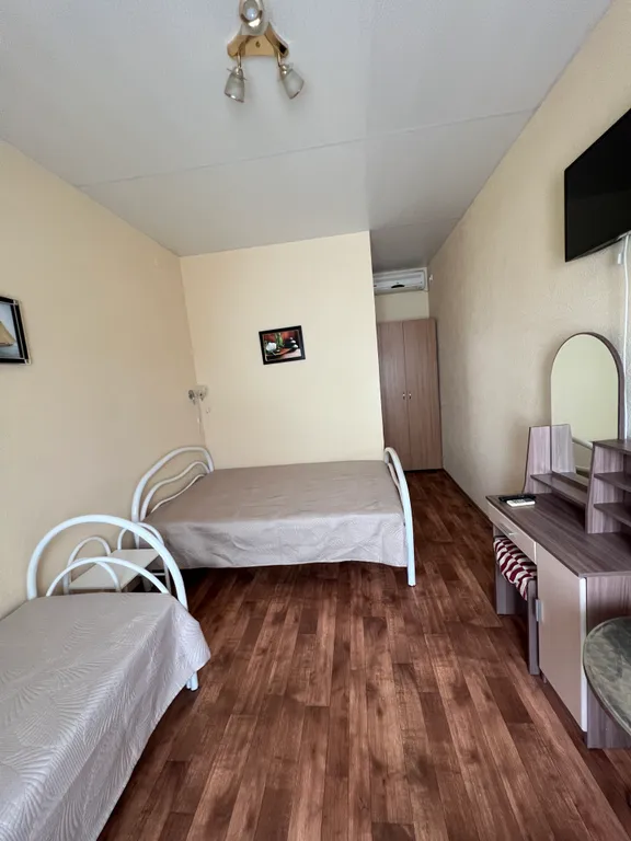 Трехместный номер с двуспальной и односпальной кроватями