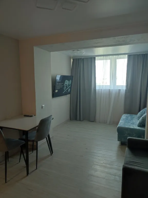 Новая, небольшая студия, евро, всё есть, кресло раскладывается