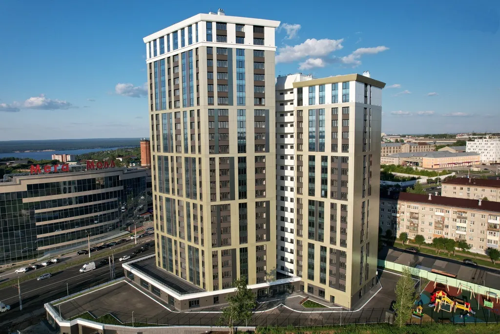 Квартира у МегаМолла с шикарным видом на Волгу и город — аренда посуточно в Чебоксары