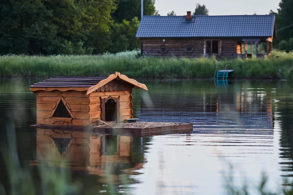 Домик с камином