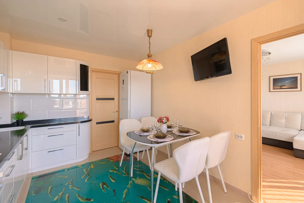 Апартамент с видом на Волгу, кондиционер, джакузи, гостиничный сервис