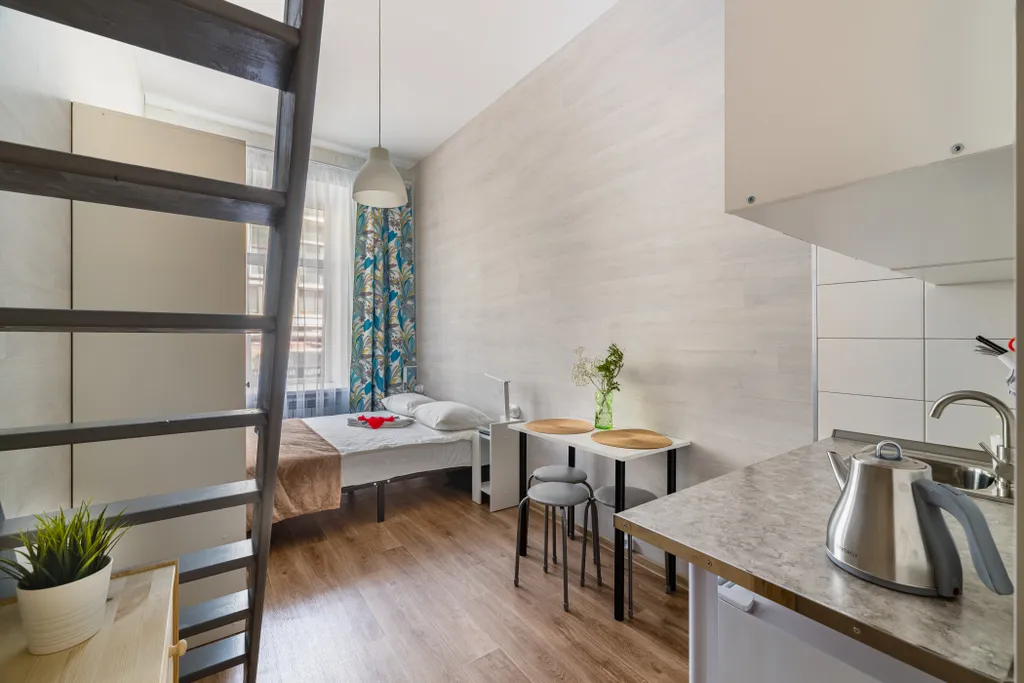 Квартира Квартира В Самом Центре Двухуровневая евро студия — Санкт-Петербург