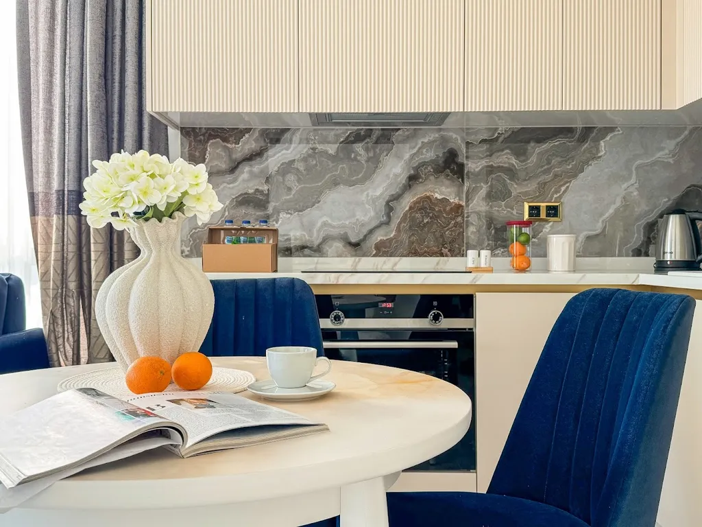 Вид на море и горы: уютные апартаменты 1+1 для всей семьи