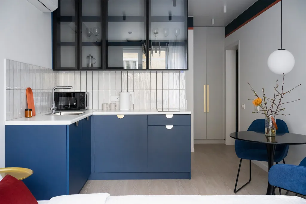 Квартира Квартира Комфортная студия с сауной Янтарь у Верхнего озера — Калининград