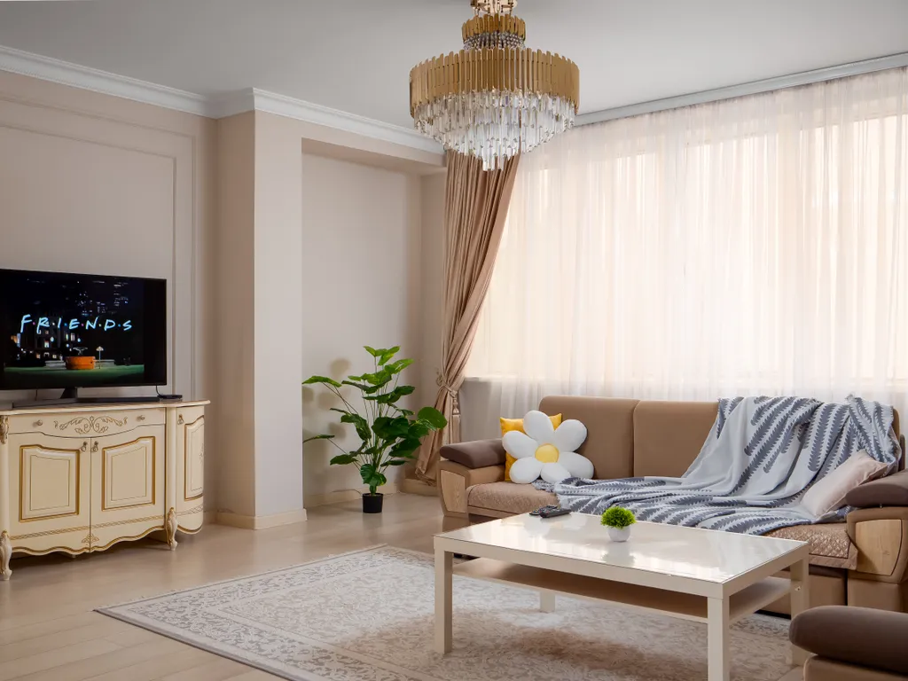 Квартира в достопримечательности города — ЖК «Нурлы Тау». Просторная