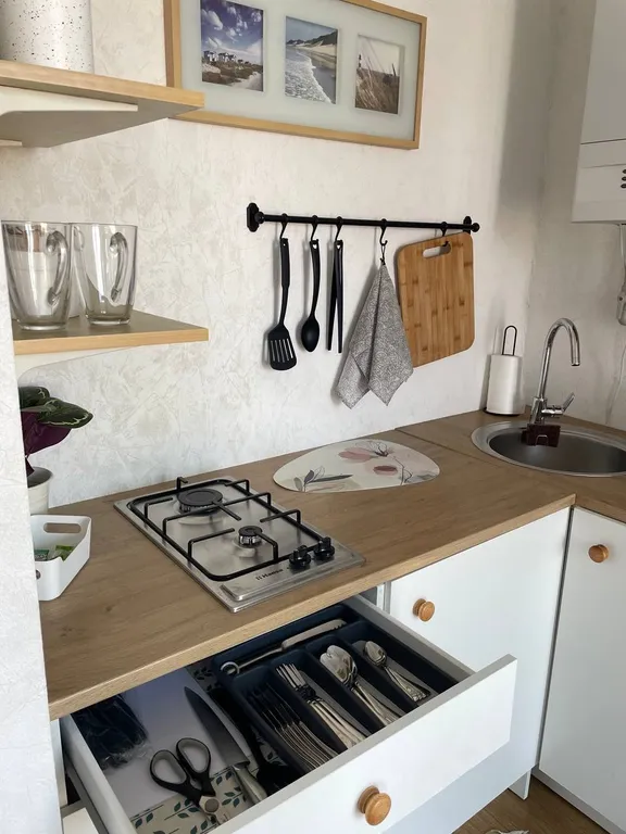 Уютная студия в тихом зеленом районе