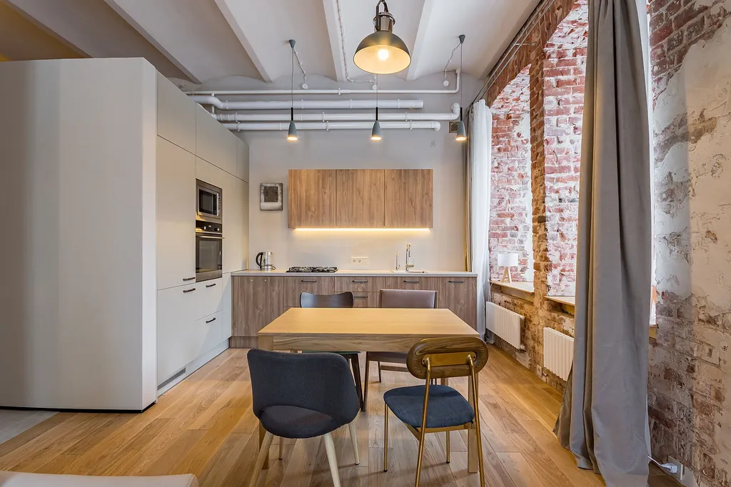 Стильный лофт в историческом центре "Красный кирпич"