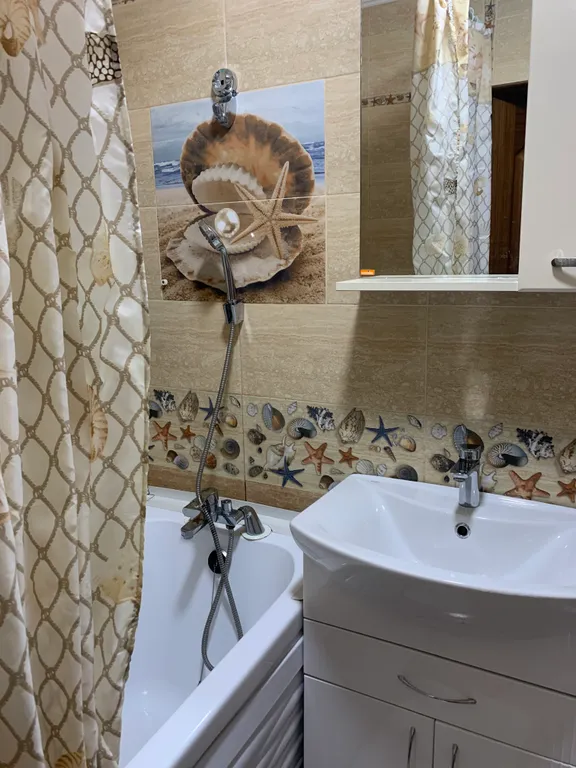 Двухкомнатная квартира в 5 минутах ходьбы до моря