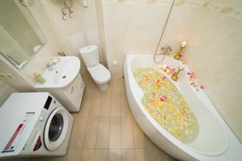 Квартира - студия в стиле vintage с джакузи