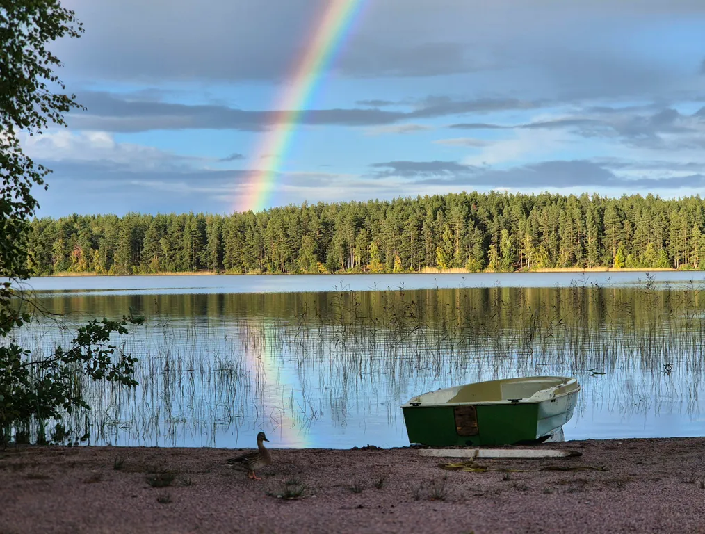 Коттедж Уютнейший дом с роскошным видом на озеро и пляжем.Карелия совсем рядом — Ларионово