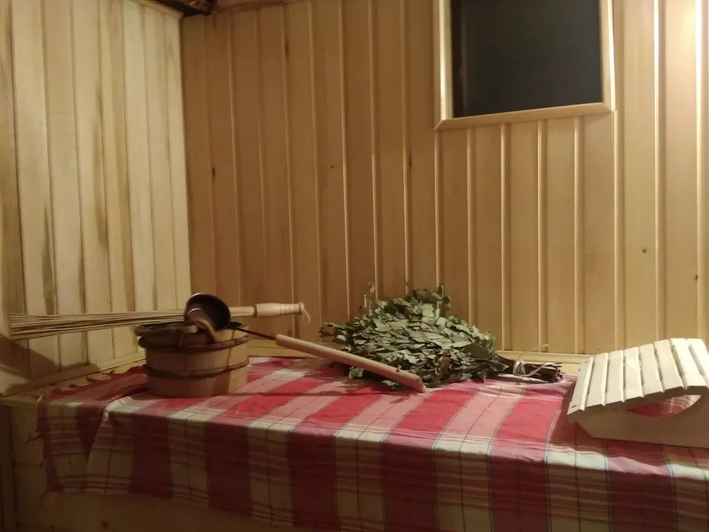 Двухэтажный дом с баней