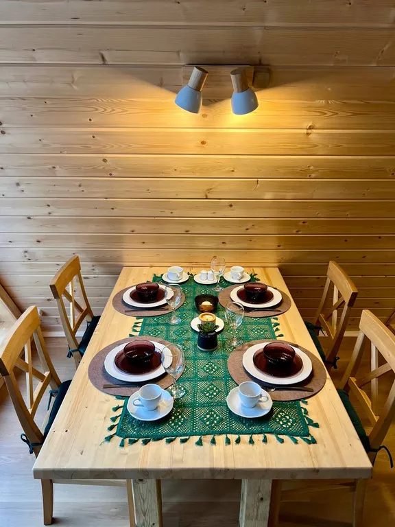 Треугольный домик Василево с баней и чаном