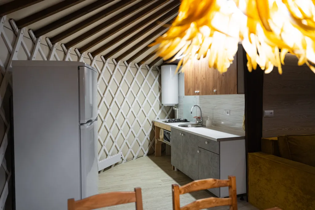 Коттедж Современная круглогодичная Юрта со всеми удобствами рядом с Коломной — Михеево