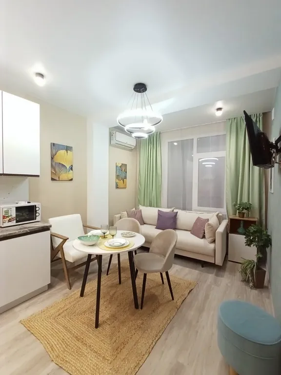 2 спальни и гостиная, рядом с Сочи-Парком с парковкой, детской площадкой