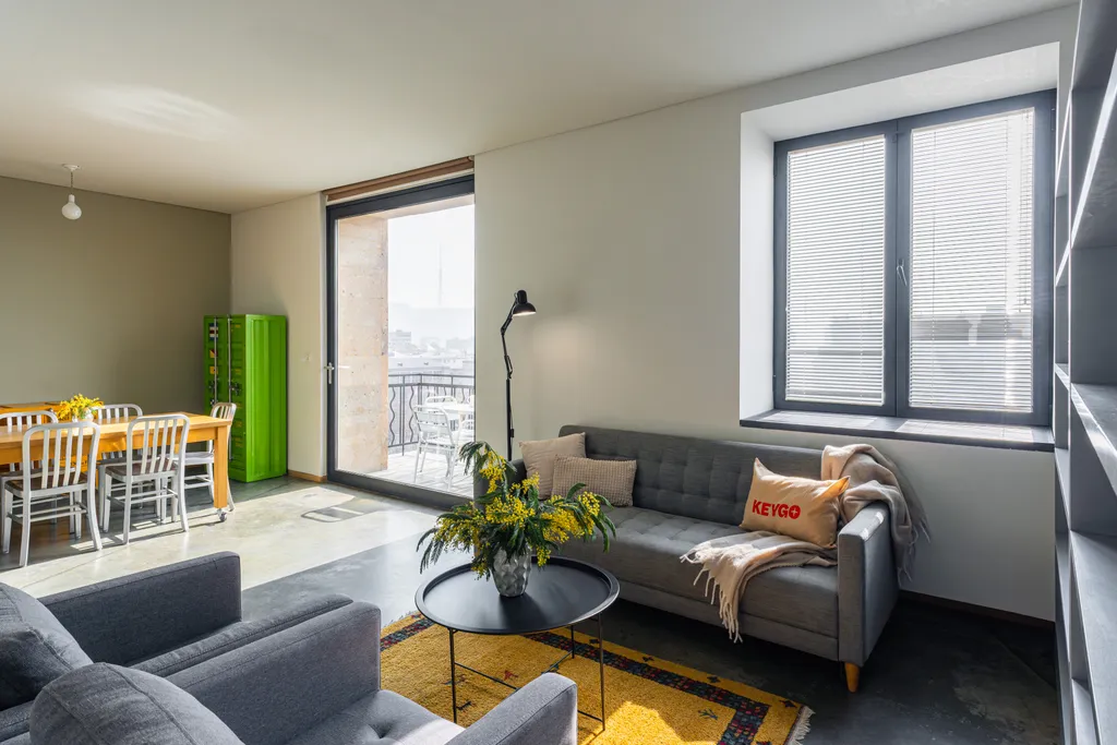 Апартаменты с видом на Каскад