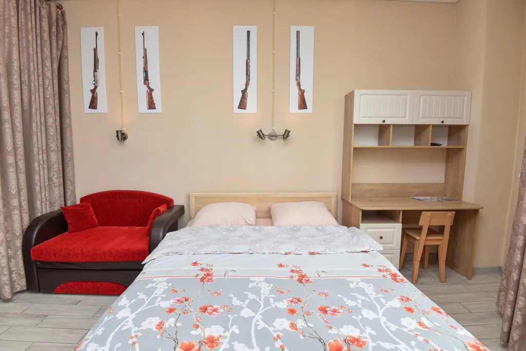 Уютная студия с потрясающим видом на город